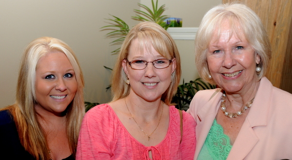 3 generations that came to church (Anneice Burke, Debbie Ulmer, Nicki Ulmer)