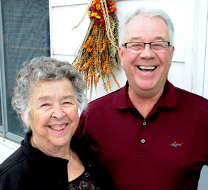 Pastor Arlen with his mother