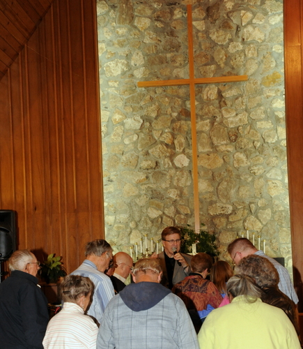 Altar call at Beach, ND