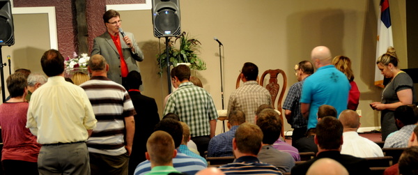 Altar call in Brookings, SD