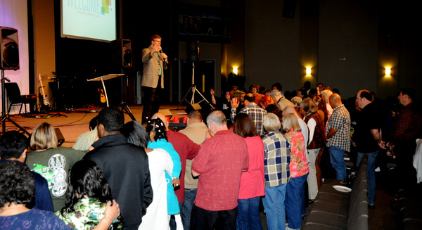 Altar call in Spring, TX