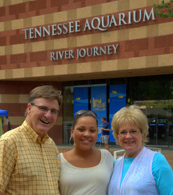 A nice treat of a visit to the aquarium