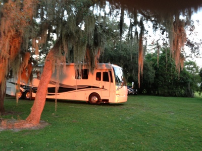 finally parked in Florida, safe and sound