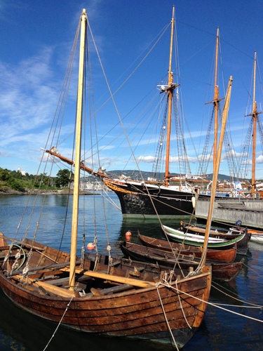 fishing boats in Norway