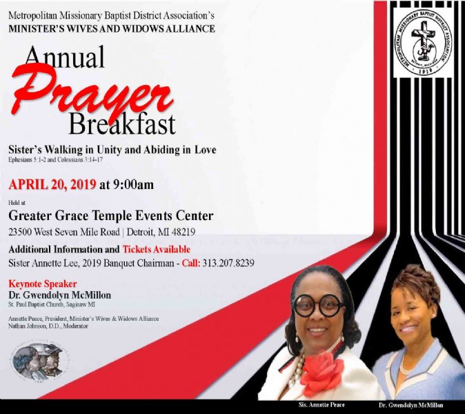 Minister Wives & Widows Alliance presents their Annual Prayer Breakfast