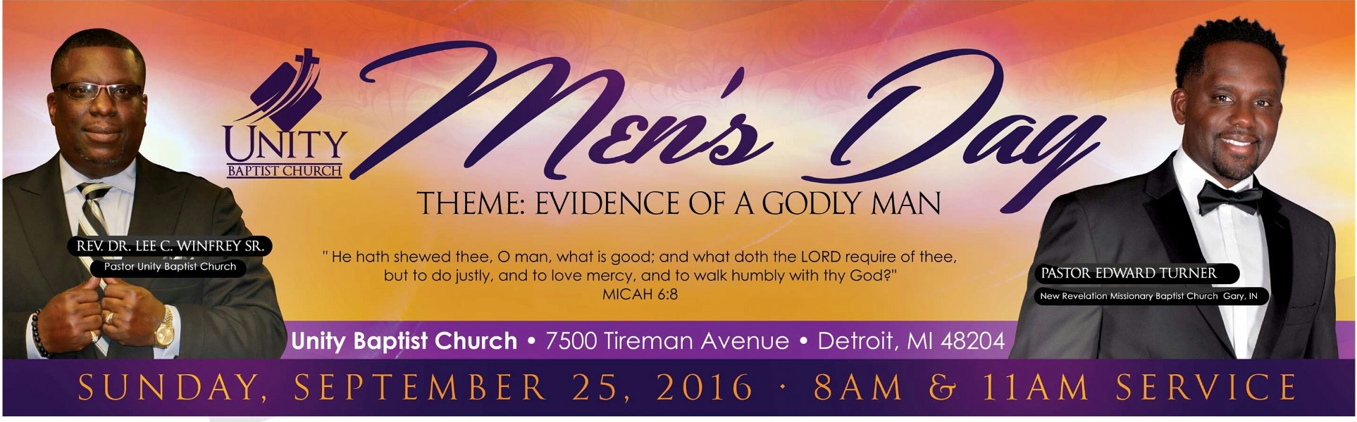 Unity's Annual Men's Day 2016