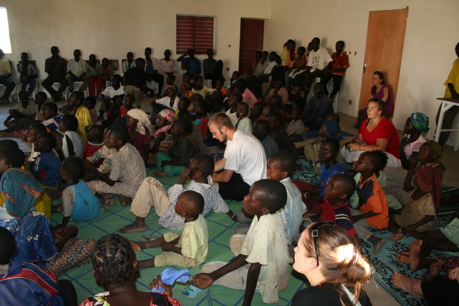 VBS for the church on the Bible institute campus in Moundou, Chad. 