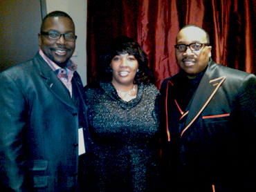 Evg. Riley and Dr. Marvin Sapp, and Henry Sapp