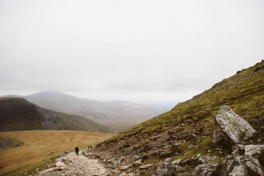 Image of path in the mountains.