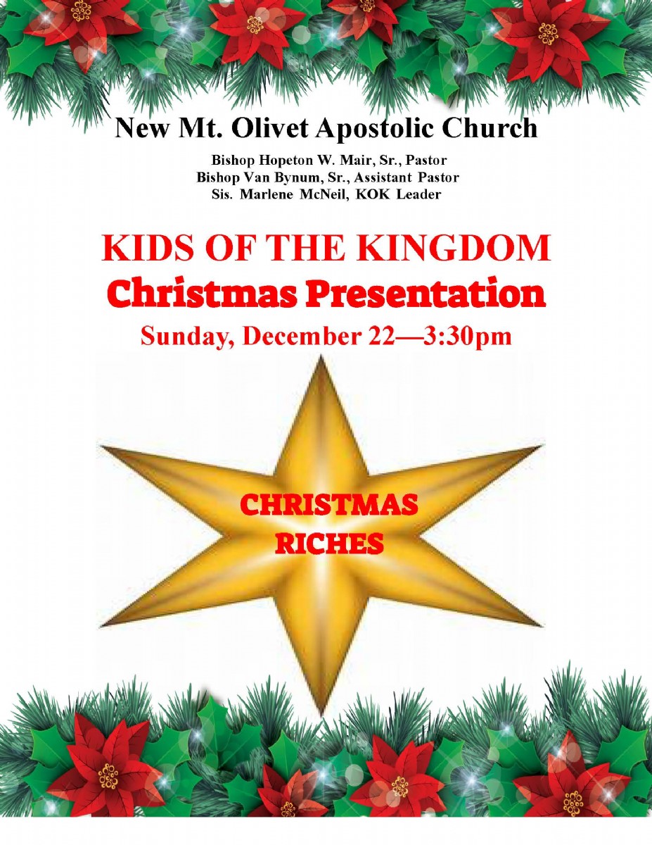 NMO Christmas Presentation Flyer - 2024