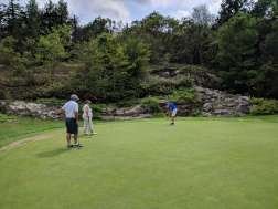 golfing with friends