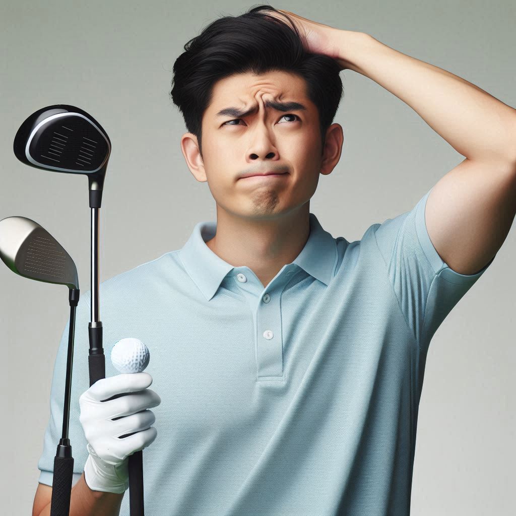 confused  golfer
