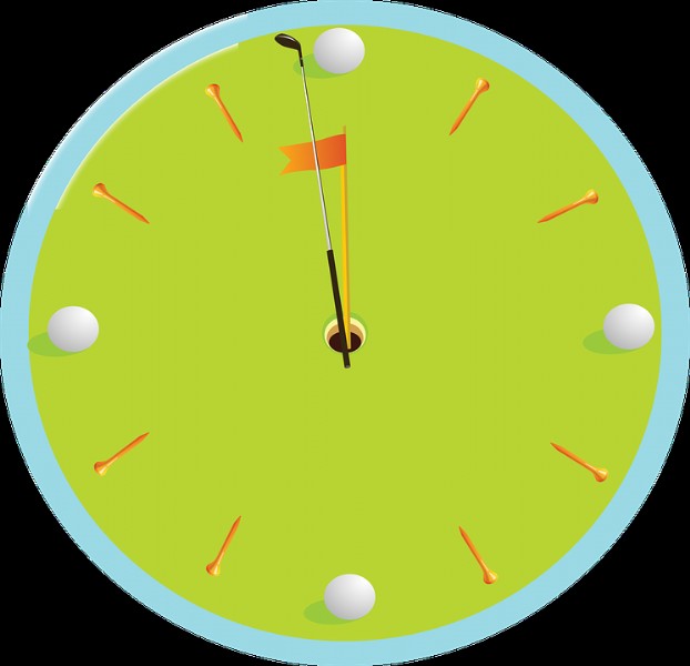 golf clock