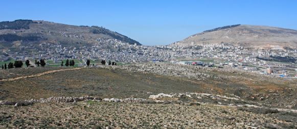 Mount Gerizim, Mount Ebal today