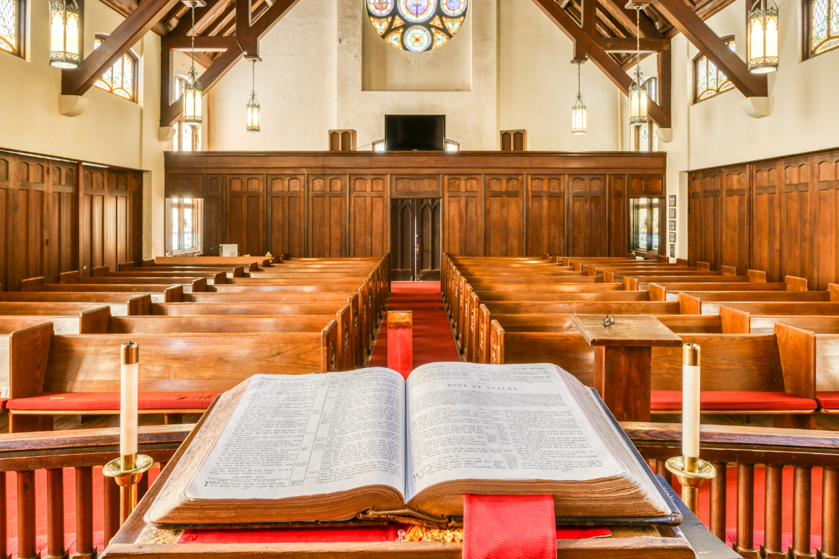 Inside of the Christ United Methodist Church
