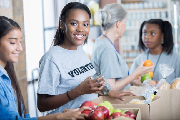 Community members supported by the Food Pantry Ministry