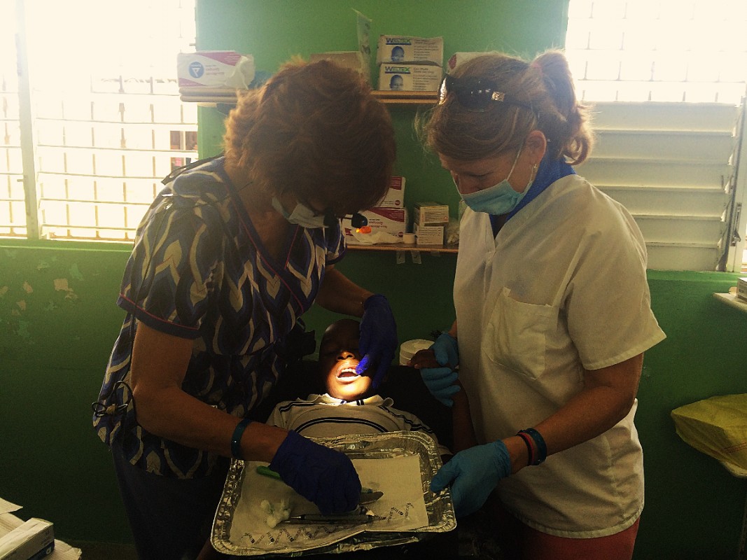 Dental care during a missions trip