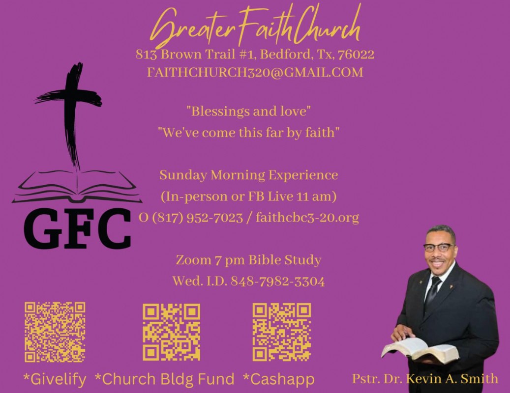 Greater Faith Church community