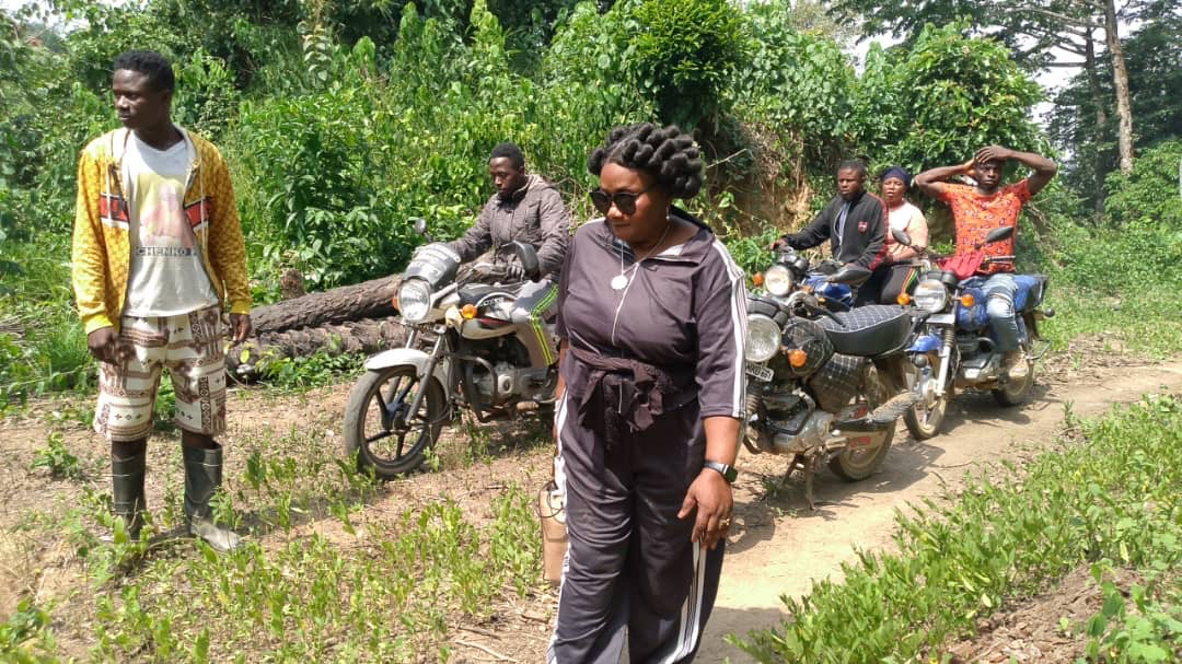 Women farmers and agriculture project site