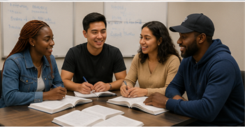 Students supported by Manifested Evidence adult education program