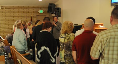 Altar call at Apache Junction, AZ