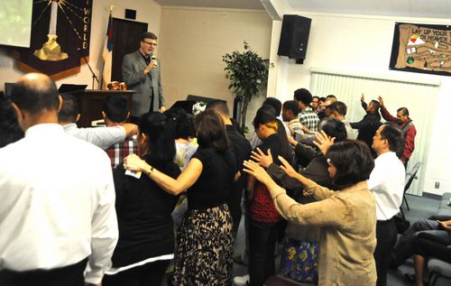 altar call at Ewa Beach 