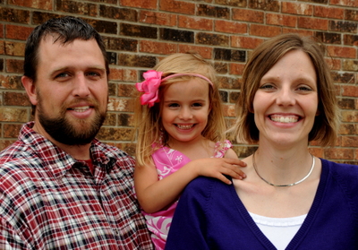 Associate Pastor Kelly & Krista Kraemer with daughter Alyse