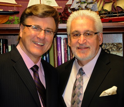 Larry and Pastor John Brady