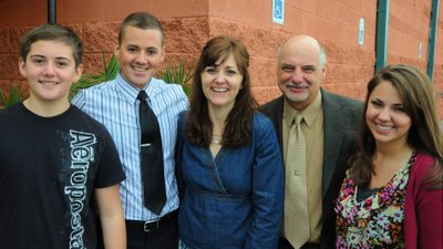 Rev. Randy Visconti and his family