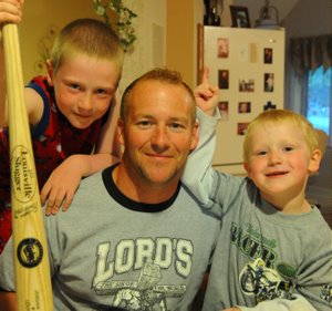 Russ Burchill with sons Jordan & Jackson