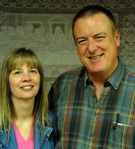 Pastor Van Berry with his wife, Becky