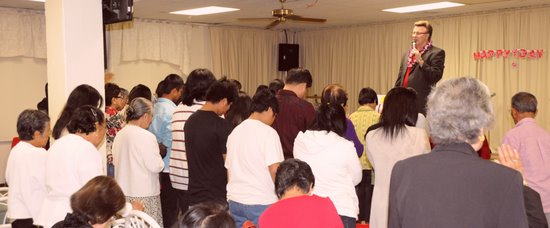 Jesus Cares Ministry altar call