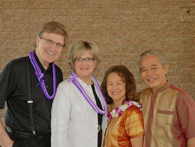 Larry & Gloria with Pastor Cris & Aurora Bartolome