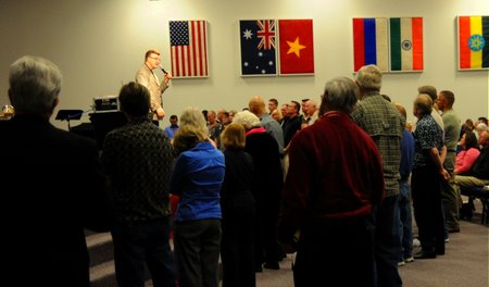 Altar call at Mesa, AZ