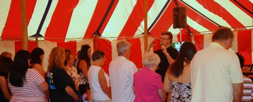 Altar call in Regent, ND