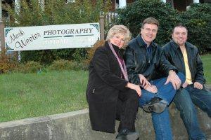 Larry and Gloria with photographer, Aaron Weeter