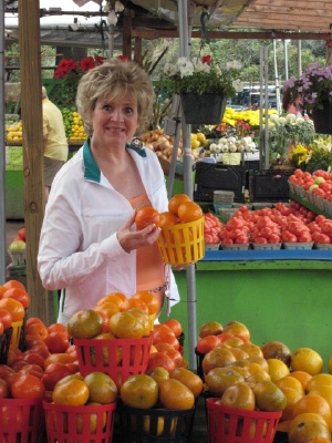 what a treat to get fresh fruit and veggies!