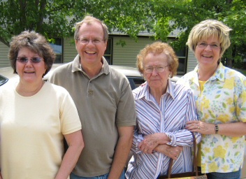 My mom, Julie, my brother and his wife, Wes and Diane, and Gloria