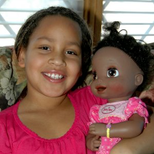 Myanna's new doll she got for Christmas