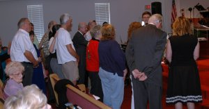 Altar call at Christ Church A/G in Palm Harbor