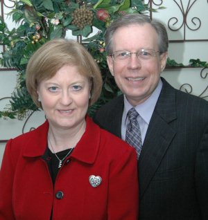 Pastor Larry Powell and his wife, Joy