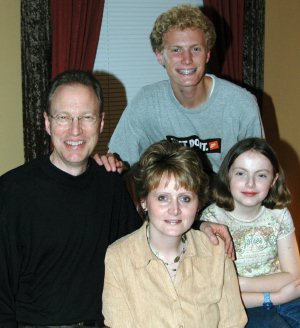 Steve and Becky Smith with their family, Nate and Sarah