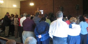 The altars were filled at First Assembly of God in Smithfield, NC