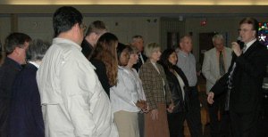 Altar call at New Hope Assembly in Winter Haven, FL