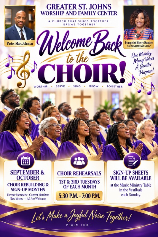 Welcome Back to the Choir
